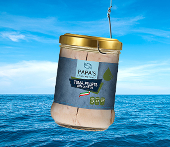 TUNA YELLOWFIN FILLET JAR IN OLIVE OIL